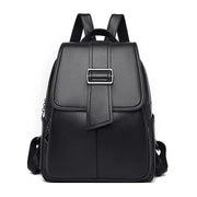 Sac à dos en cuir noir pour femme   La boutique du sac a dos