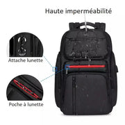 Sac à dos cartable homme multifonction noir   La boutique du sac a dos