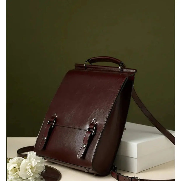 Cartable vintage en cuir   La boutique du sac a dos