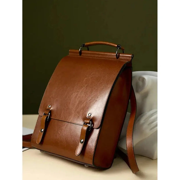 Cartable vintage en cuir   La boutique du sac a dos