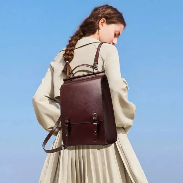 Cartable vintage en cuir   La boutique du sac a dos