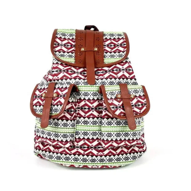 Sac à dos femme en toile imprimée   La boutique du sac a dos