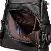 Grand sac à dos cuir noir femme   La boutique du sac a dos