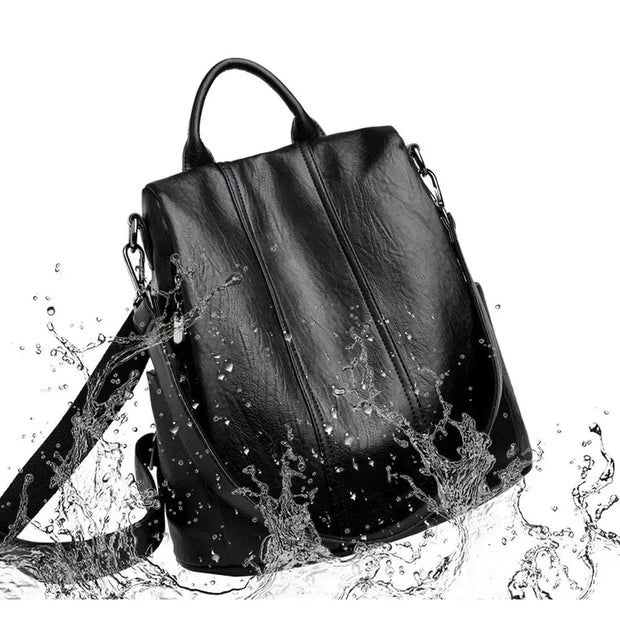 Grand sac à dos cuir noir femme   La boutique du sac a dos