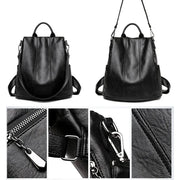Grand sac à dos cuir noir femme   La boutique du sac a dos