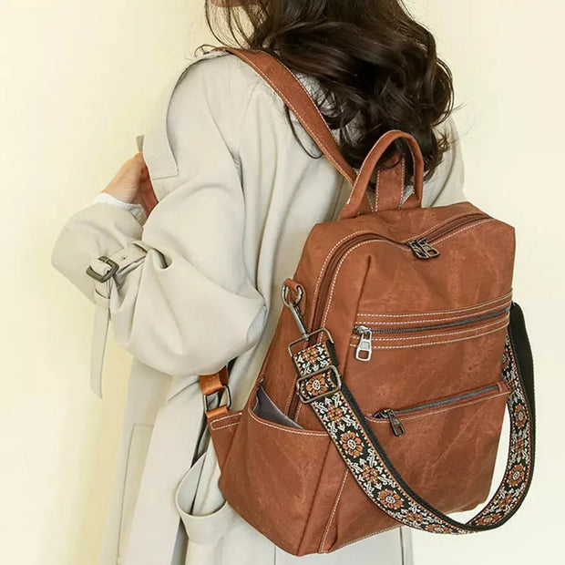 Grand sac à dos cuir vintage   La boutique du sac a dos