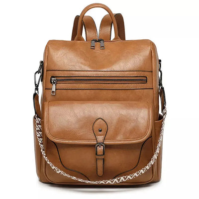 Grand sac à dos en cuir oldschool   La boutique du sac a dos