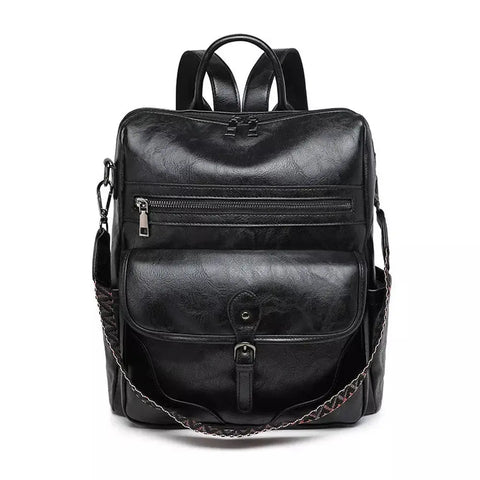 Grand sac à dos en cuir oldschool   La boutique du sac a dos