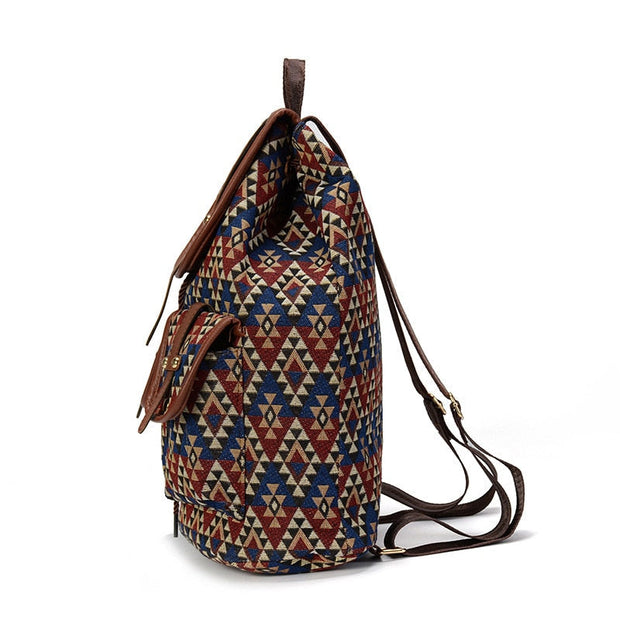 Sac à dos femme en toile imprimée   La boutique du sac a dos