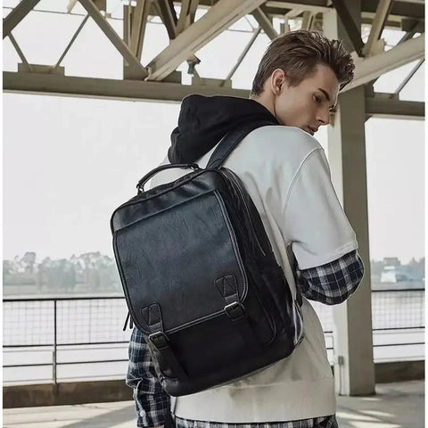 Sac à dos ordinateur homme imitation cuir   La boutique du sac a dos