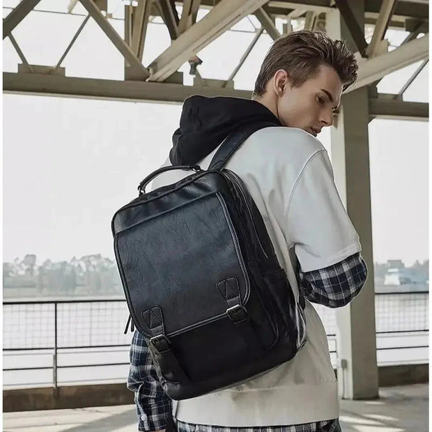 Sac à dos ordinateur homme imitation cuir   La boutique du sac a dos