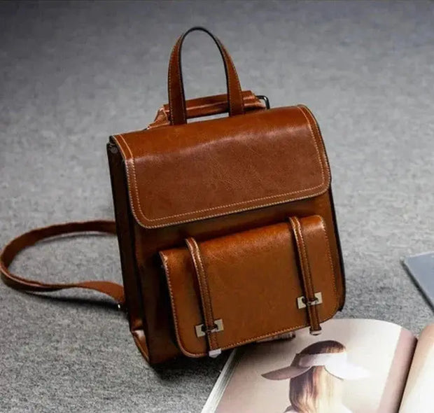 Petit cartable en cuir   La boutique du sac a dos