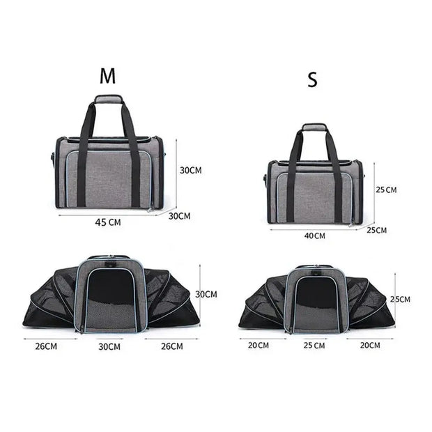 Sac à bandoulière extensible pour chat et chien   La boutique du sac a dos
