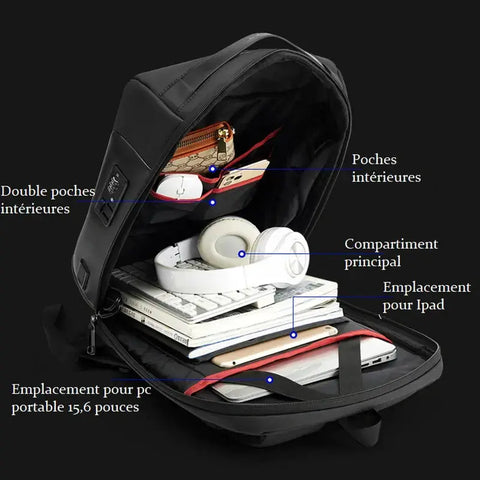 Sac à dos antivol homme   La boutique du sac a dos