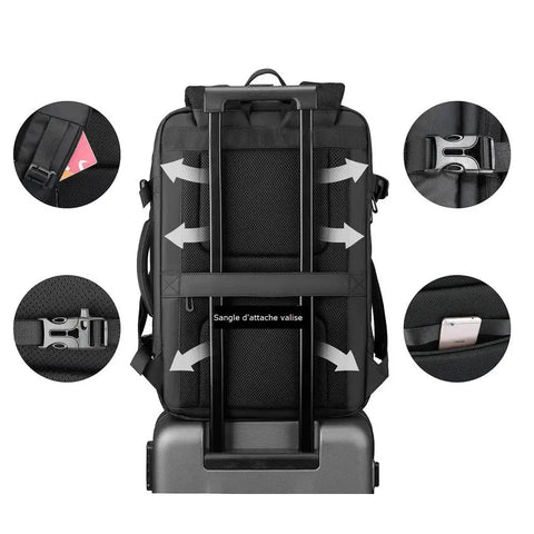 Sac à dos cabine avion 55x35x25   La boutique du sac a dos