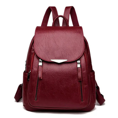 Sac à dos cuir souple poche à rabat   La boutique du sac a dos