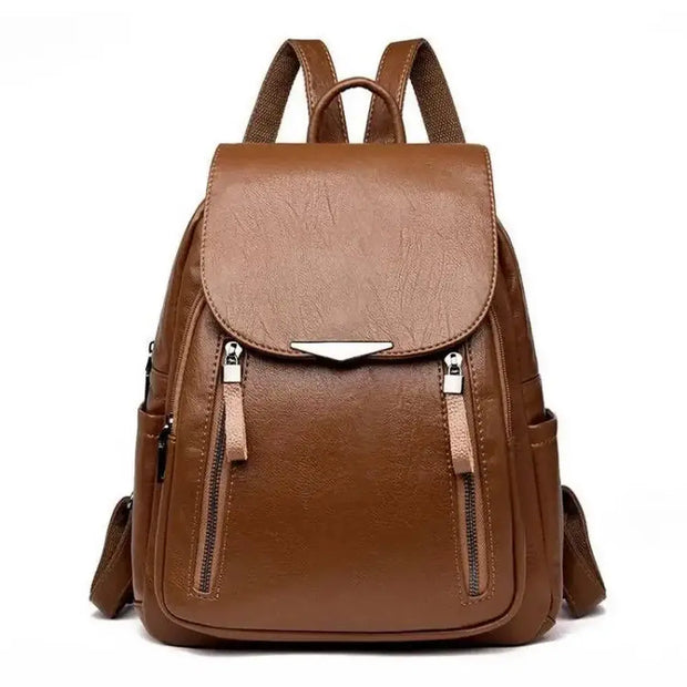 Sac à dos cuir souple poche à rabat   La boutique du sac a dos