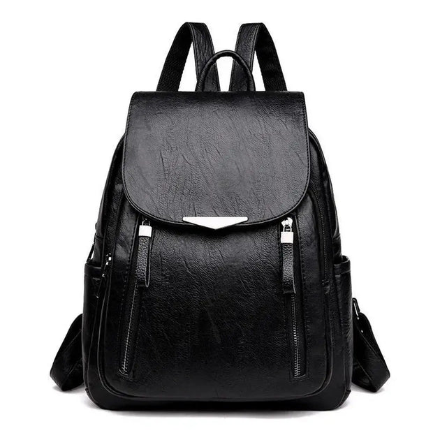 Sac à dos cuir souple poche à rabat   La boutique du sac a dos