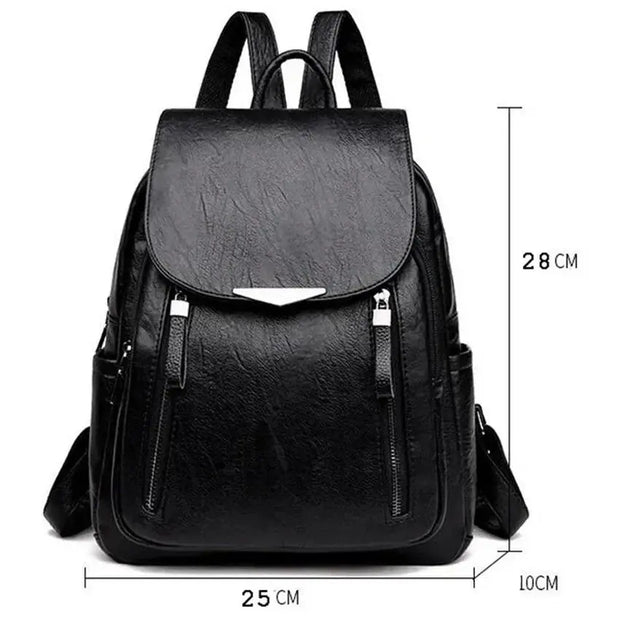 Sac à dos cuir souple poche à rabat   La boutique du sac a dos