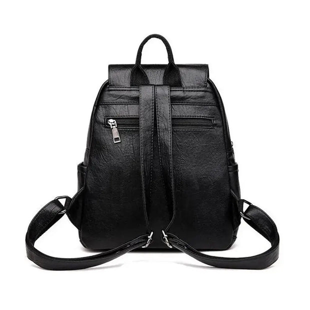 Sac à dos cuir souple poche à rabat   La boutique du sac a dos