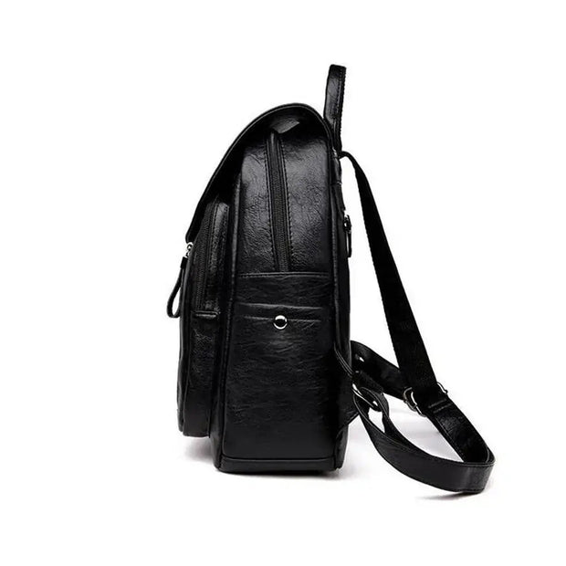 Sac à dos cuir souple poche à rabat   La boutique du sac a dos