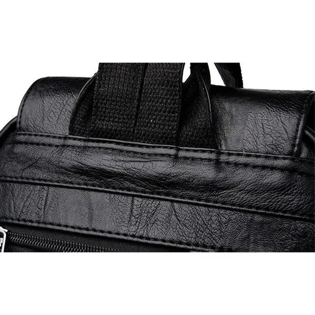 Sac à dos cuir souple poche à rabat   La boutique du sac a dos
