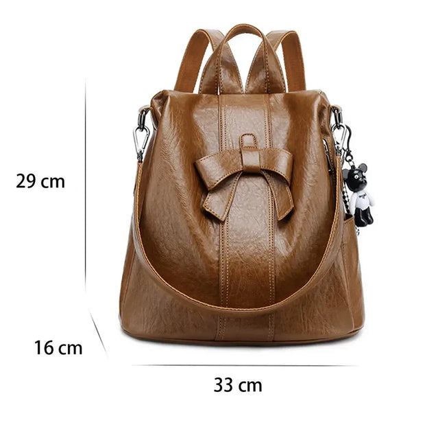 Sac à dos en cuir nœud papillon   La boutique du sac a dos