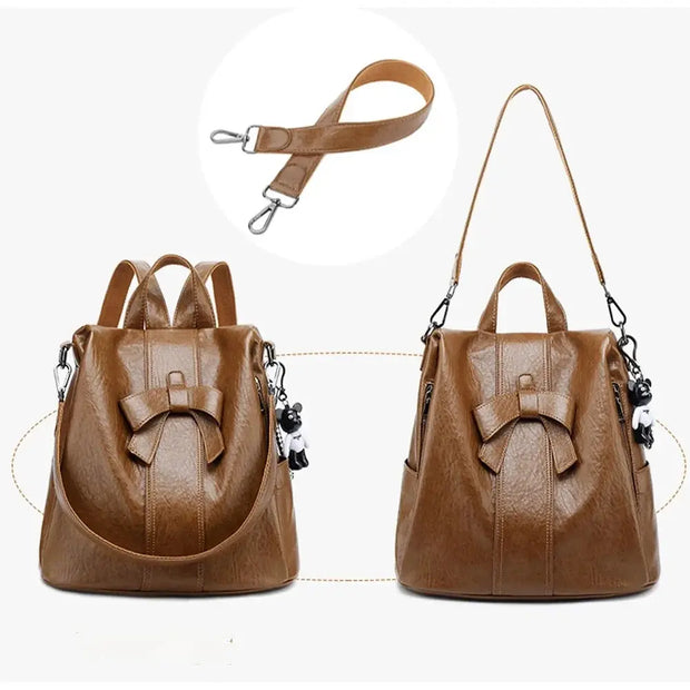 Sac à dos en cuir nœud papillon   La boutique du sac a dos