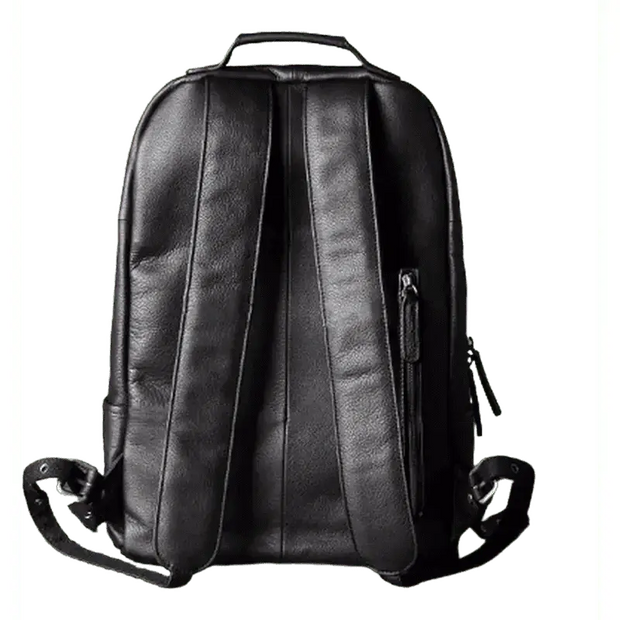Sac à dos noir cuir véritable   La boutique du sac a dos