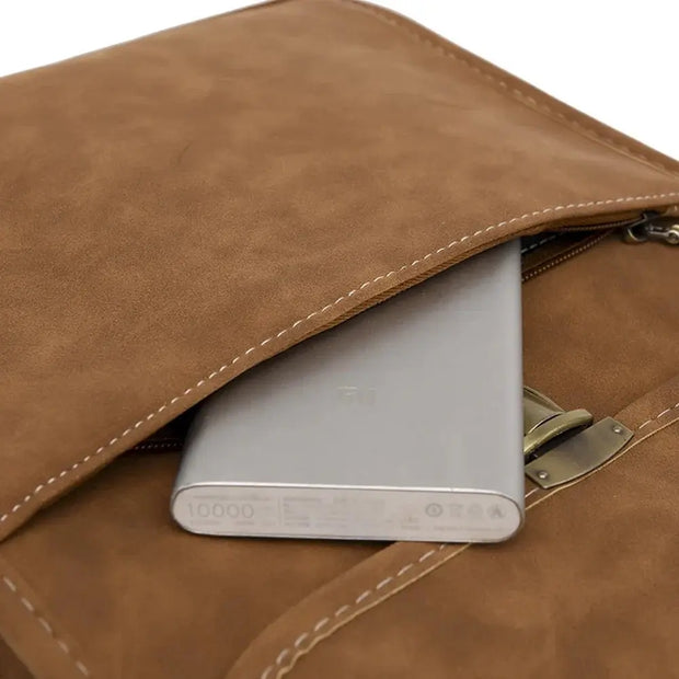 Sac à dos rectangulaire en cuir   La boutique du sac a dos