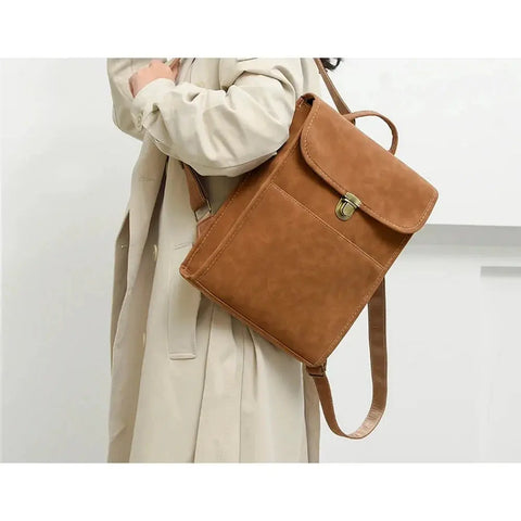 Sac à dos rectangulaire en cuir   La boutique du sac a dos