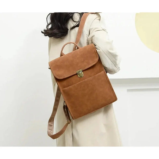 Sac à dos rectangulaire en cuir   La boutique du sac a dos