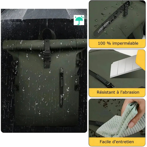 Sac à dos roll top imperméable   La boutique du sac a dos