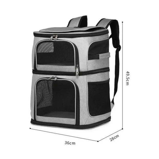 Sac de transport double pour chat   La boutique du sac a dos