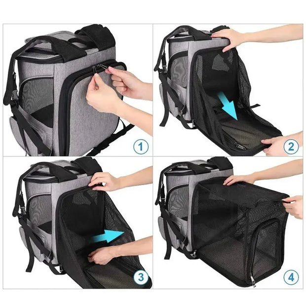 Sac de transport extensible pour chat   La boutique du sac a dos