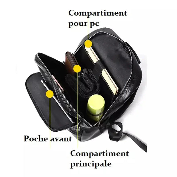 Sac à dos cuir véritable homme   La boutique du sac a dos