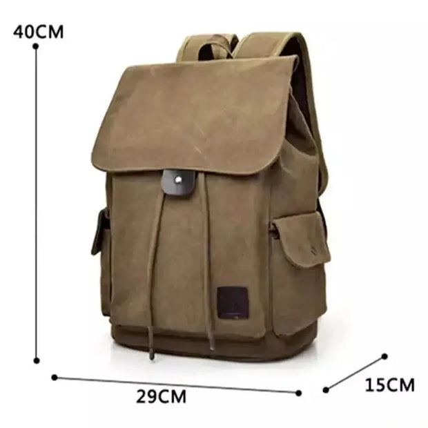 Cartable homme en toile canvas   La boutique du sac a dos